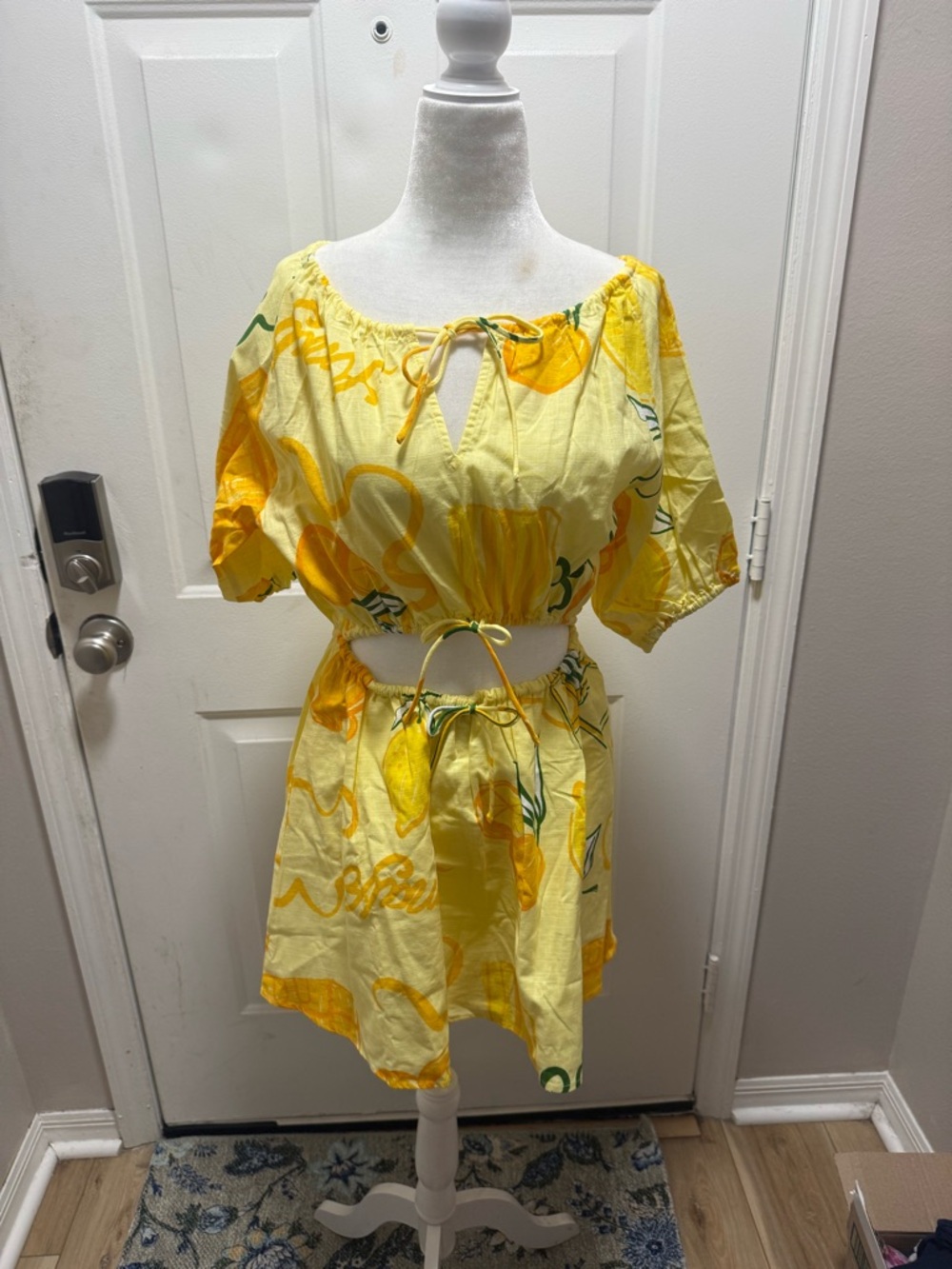 Sabo Skirt Yellow Floral Dress Brand new with tags!